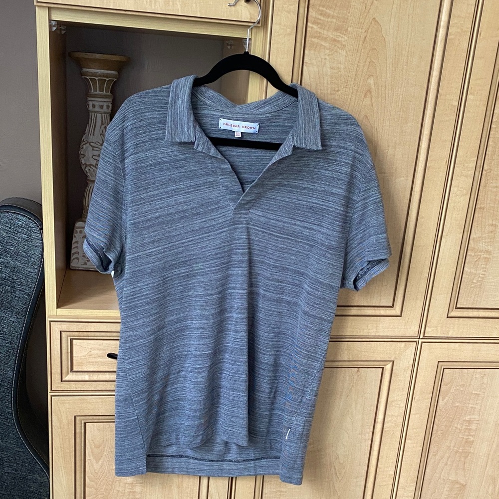 Orlebar Brown Gray Polo Shirt